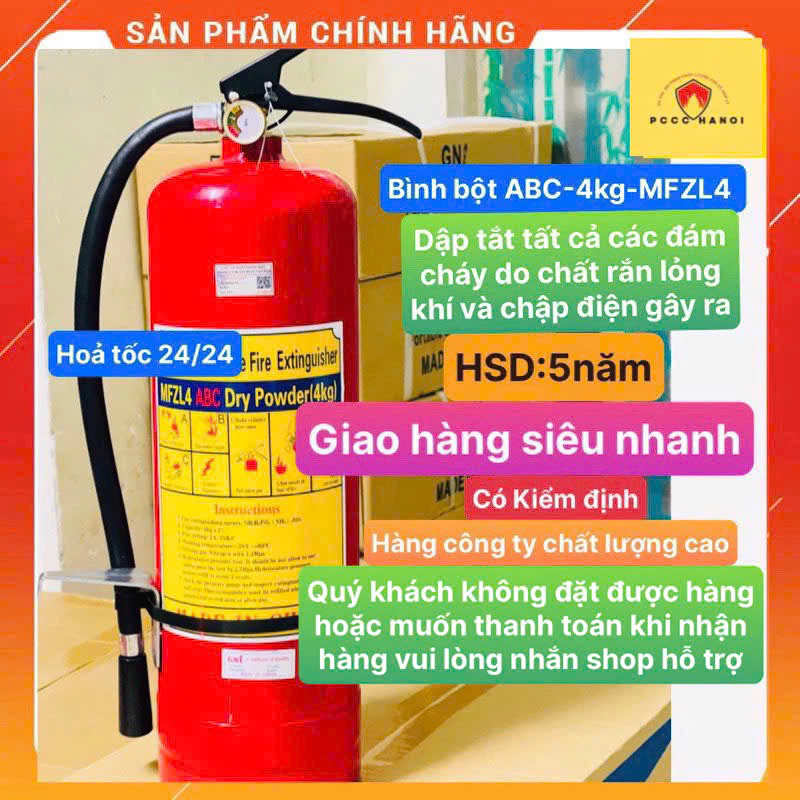 Bình bột PCCC loại 5kg